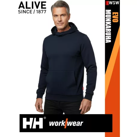 Helly Hansen EVO NAVY prémium kapucnis férfi pulóver - munkaruha