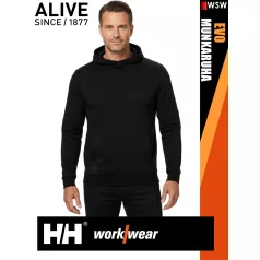   Helly Hansen EVO BLACK prémium kapucnis férfi pulóver - munkaruha