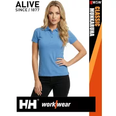   Helly Hansen CLASSIC STONEBLUE classic prémium galléros női póló - munkaruha