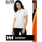 Helly Hansen CLASSIC WHITE classic prémium galléros női póló - munkaruha