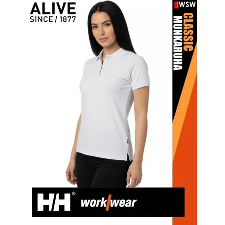 Helly Hansen CLASSIC GREYFOG classic prémium galléros női póló - munkaruha