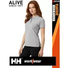 Helly Hansen CLASSIC GREYMELANGE classic prémium galléros női póló - munkaruha