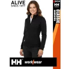 Helly Hansen CLASSIC BLACK prémium technikai női kapucnis pulóver - munkaruha