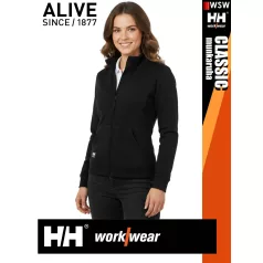   Helly Hansen CLASSIC BLACK prémium technikai női kapucnis pulóver - munkaruha