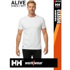Helly Hansen CLASSIC WHITE prémium férfi környakas póló - munkaruha