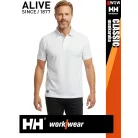 Helly Hansen CLASSIC WHITE prémium férfi galléros póló - munkaruha