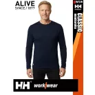 Helly Hansen CLASSIC NAVY prémium férfi környakas hosszúujjú póló - munkaruha