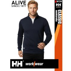   Helly Hansen CLASSIC NAVY prémium férfi félcipzáras pulóver - munkaruha