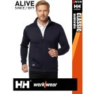 Helly Hansen CLASSIC NAVY prémium férfi cipzáras pulóver - munkaruha