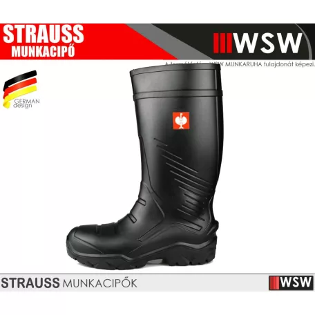 .Engelbert Strauss LENUS BLACK S5 membránbélelt munkavédelmi csizma - munkabakancs