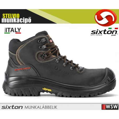 Sixton STELVIO S3 VIBRAM technikai hőtartó vízálló önbefűzős munkabakancs - munkacipő