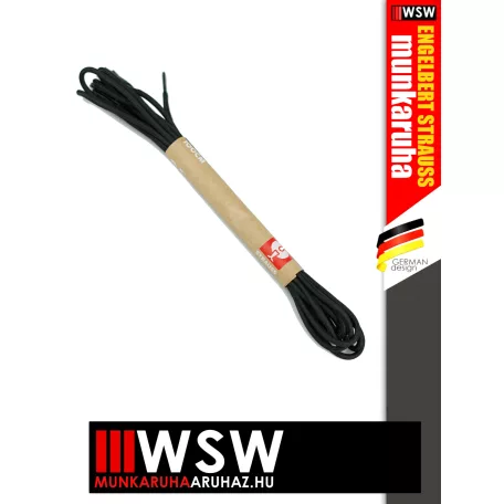 .Engelbert Strauss UNI BLACK cipőfűző - 2 pár