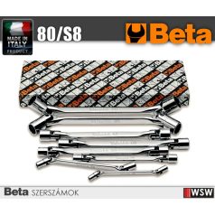   Beta szesrzám - 8 részes kettős csuklós dugókulcs készlet