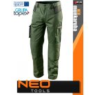 Neo Tools CAMO GREEN pamutgazdag technikai deréknadrág - munkaruha