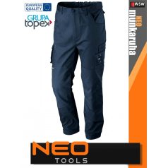  Neo Tools CAMO BLUE pamutgazdag technikai deréknadrág - munkaruha