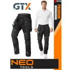 Neo Tools PREMIUM BLACK kevertszálas technikai deréknadrág - munkaruha