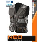 Neo Tools HD BLACK technikai kopásálló munkamellény - munkaruha