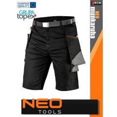   Neo Tools HD ORANGEBLACK technikai kopásálló rövidnadrág - munkaruha