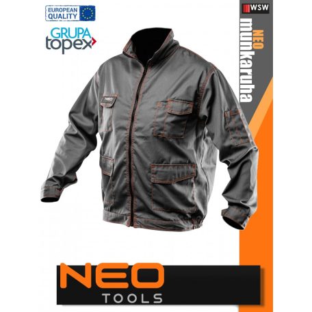 Neo Tools HD GREY technikai kopásálló munkakabát - munkaruha