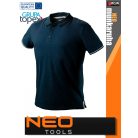 Neo Tools DENIM technikai galléros pamut póló - munkaruha