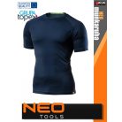 Neo Tools PREMIUM BLUE technikai strech pamut póló - munkaruha