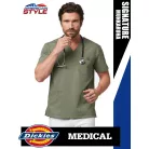 Dickies Medical EDS SIGNATURE OLIVE férfi egészségügyi stretch tunika felső - munkaruha