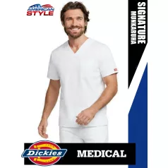   Dickies Medical EDS SIGNATURE WHITE férfi egészségügyi stretch tunika felső - munkaruha