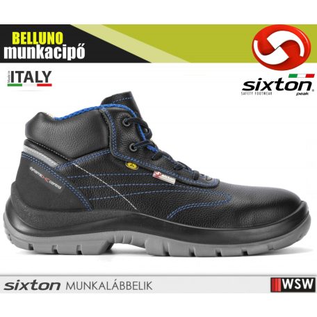 Sixton BELLUNO S3 széles lábfejű technikai fémmentes munkabakancs - munkacipő