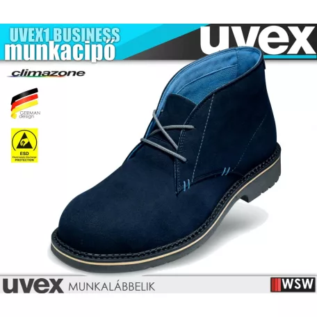 Uvex BUSINESS NAVY S3L technikai munkacipő - munkabakancs