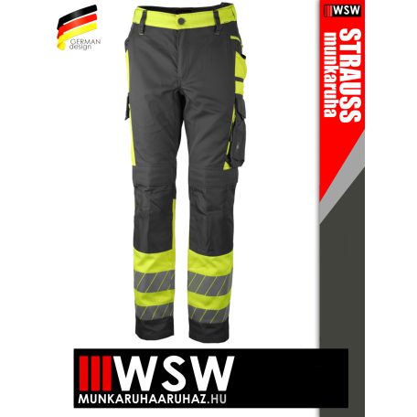 .Engelbert Strauss MOTION 24/7 YELLOWGREY technikai jólláthatósági deréknadrág - munkaruha