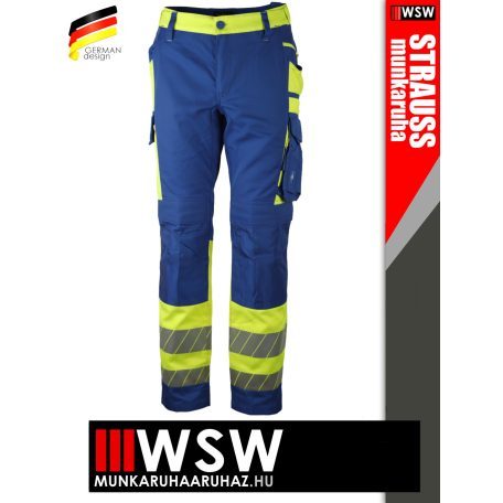 .Engelbert Strauss MOTION 24/7 YELLOWBLUE technikai jólláthatósági deréknadrág - munkaruha