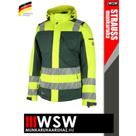 Engelbert Strauss MOTION technikai jólláthatósági softshell kabát - munkaruha