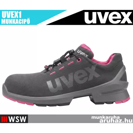 Uvex LADIES GREY S2 női technikai munkacipő - munkabakancs