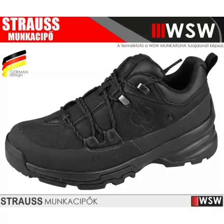 .Engelbert Strauss RUMA BLACK O2 munkavédelmi vízálló cipő - munkacipő