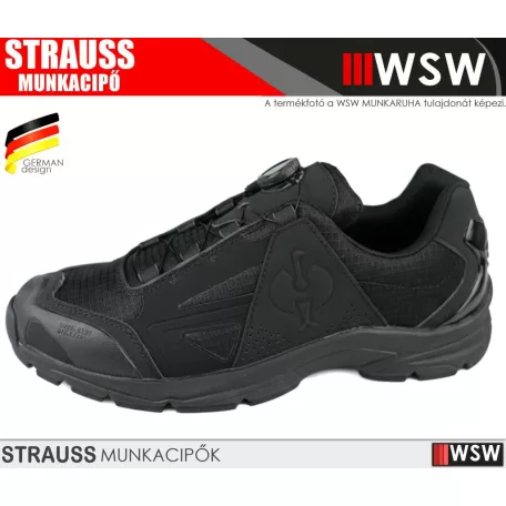 .Engelbert Strauss CORVIDS BLACK O1 munkacipő - munkabakancs