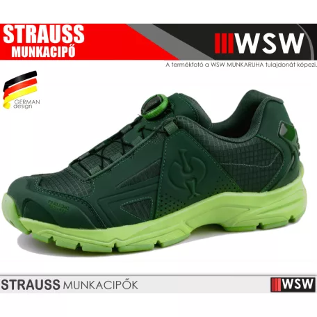 .Engelbert Strauss CORVIDS GREEN O1 munkacipő - munkabakancs