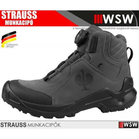 .Engelbert Strauss APATE II ANTHRACITE O2 technikai munkacipő - munkabakancs