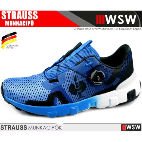 .Engelbert Strauss TOLEDO BLUE önbefűzős utcai és munkacipő - munkabakancs