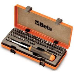 61 csavarhúzóbetét és 1 mágneses betéttartó fémdobozban_861_C61P