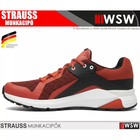 .Engelbert Strauss PIETAS RED O1 WIBRAM lélegző munkabakancs - munkacipő