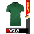 .Engelbert Strauss BASIC GREEN deluxe technikai galléros munkapóló - munkaruha