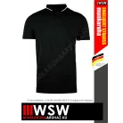 .Engelbert Strauss BASIC BLACK deluxe technikai galléros munkapóló - munkaruha