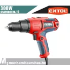 Extol PREMIUM RED elektromos fúró és csavarbehajtó 300W 35Nm - szerszámgép