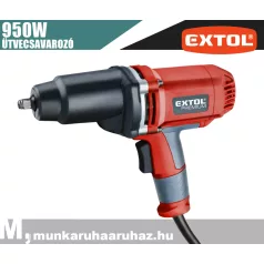   Extol PREMIUM RED elektromos ütvecsavarozó 950W 1/2" 500Nm - szerszámgép