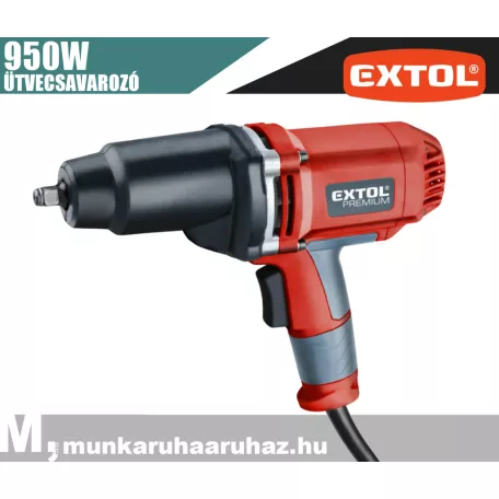 Extol PREMIUM RED elektromos ütvecsavarozó 950W 1/2" 500Nm - szerszámgép