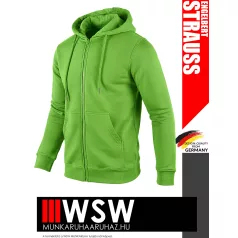   .Engelbert Strauss CLASSIC SEAGREEN pamutgazdag 300 g/m² technikai pulóver - munkaruha