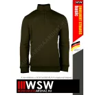 .Engelbert Strauss CLASSIC OLIVE pamutgazdag 300 g/m² technikai pulóver - munkaruha