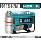 Heron EGM-55/48 AVR-1G benzinmotoros áramfejlesztő max 6800/5500 VA