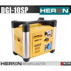 Heron DGI-10SP benzinmotoros áramfejlesztő 1,0kVA - 230V hordozható