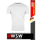 .Engelbert Strauss BASIC WHITE férfi prémium pamut munkapóló - 195 g/m²